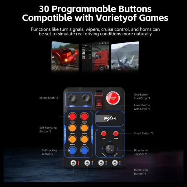 Buy PXN CB1 Racing Button Box in Pakistan | TechMatched
