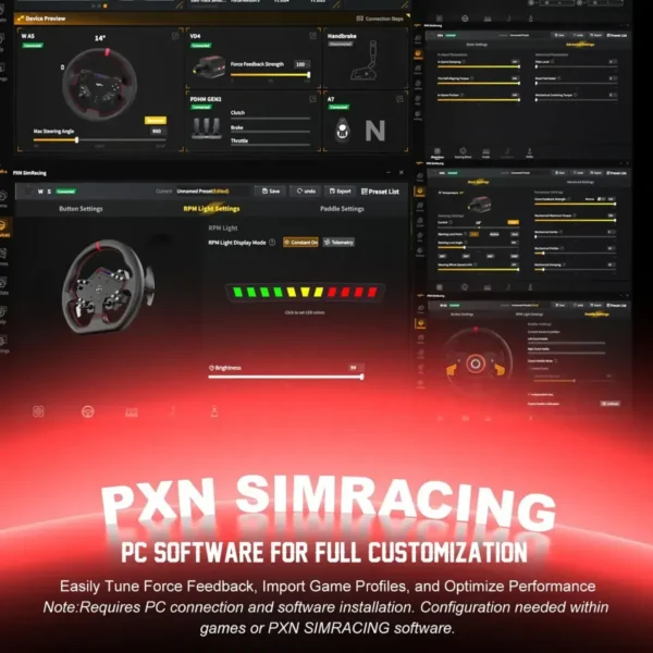 PXN W DS R2 Gaming Racing Wheel in Pakistan | TechMatched