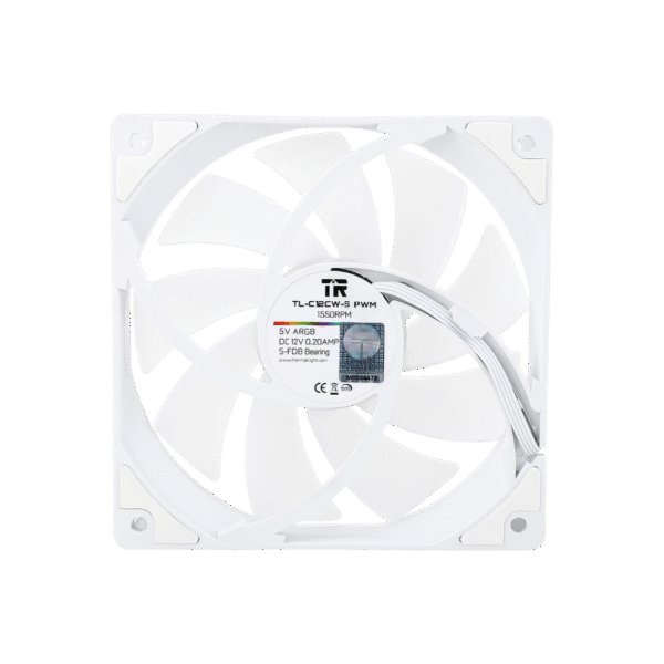 Thermalright TL-C12CW-S X3 120mm Case Fan (White) in Pakistan | TechMatched