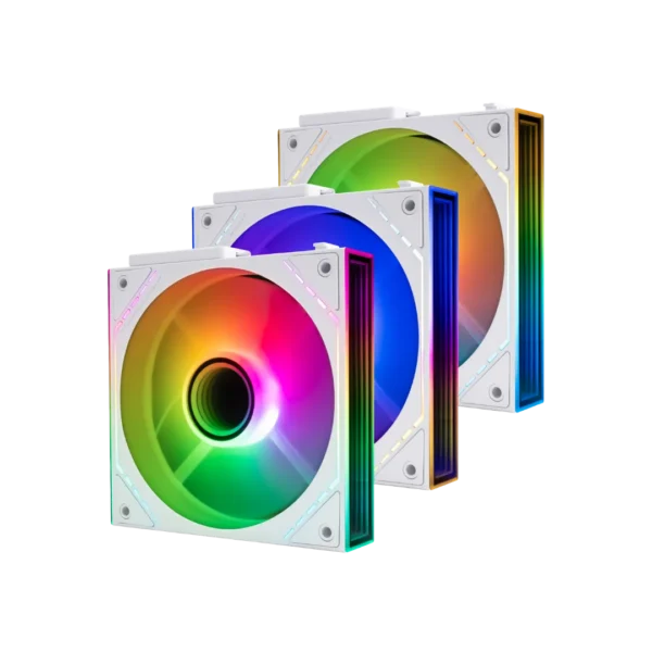 Buy Thermalright TL-M12QRW-S X3 120mm 3 Pack Case Fan (White) in Pakistan | TechMatched