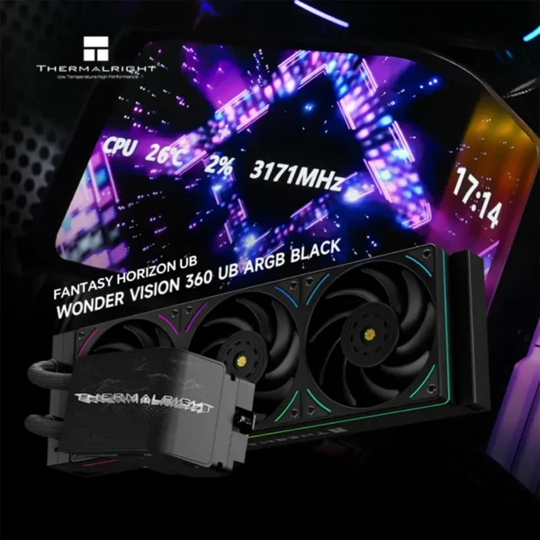 Buy Thermalright Wonder Vision 360 UB ARGB AIO CPU Liquid Cooler in Pakistan | TechMatched