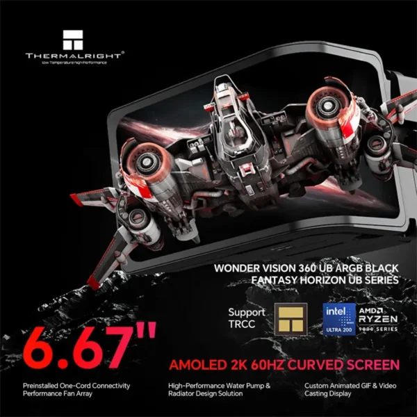 Buy Thermalright Wonder Vision 360 UB ARGB AIO CPU Liquid Cooler in Pakistan | TechMatched