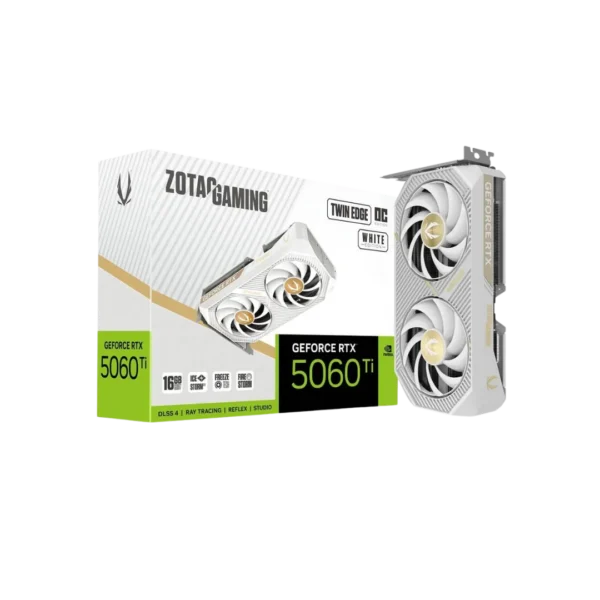ZOTAC GAMING GeForce RTX 5060 Ti 16GB Twin Edge OC White Edition Graphics Card in Pakistan | TechMatched