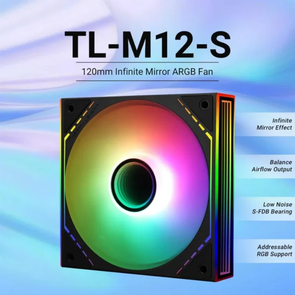 Thermalright TL-M12-S ARGB 120mm Case Fan Black in Pakistan | TechMatched