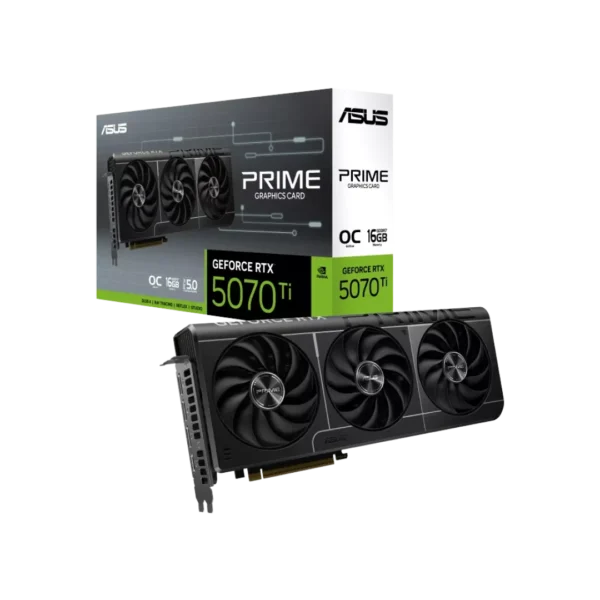 Buy ASUS PRIME GeForce RTX 5070 Ti 16GB GDDR7 OC Edition Graphics Card in Pakistan | TechMatched