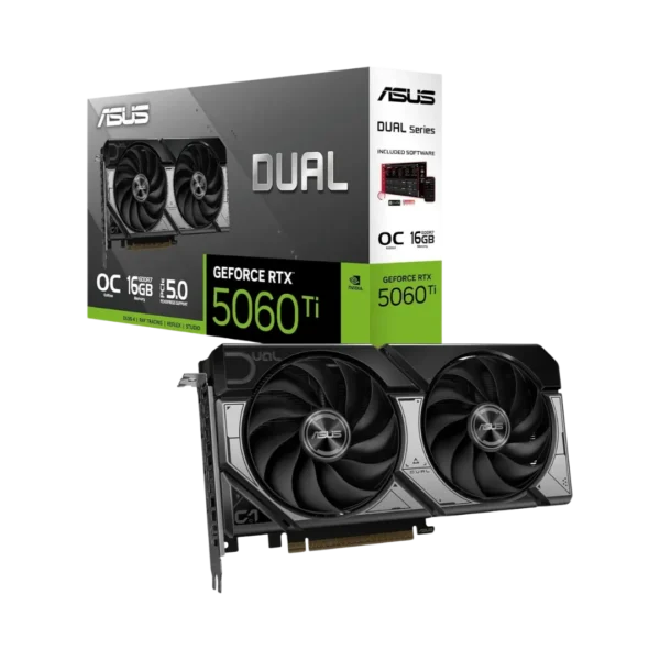 Asus Dual GeForce RTX 5060 Ti 16GB GDDR7 OC Edition Graphics Card in Pakistan | TechMatched