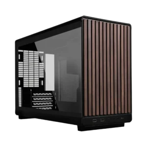 Lian Li A3-mATX Glass Edition Gaming PC Case - Wood Front + Tempered Glass