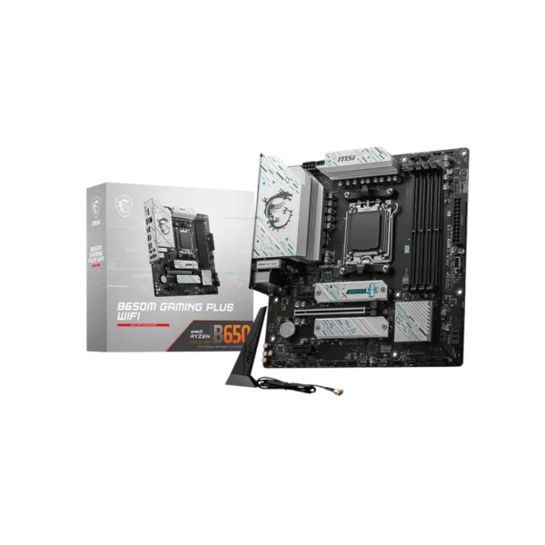 MSI B650M GAMING PLUS WIFI AM5 Micro-ATX Motherboard