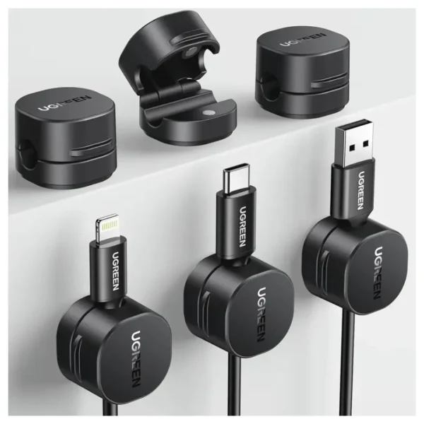 Ugreen Magnetic Cable Organizer 3-Pack