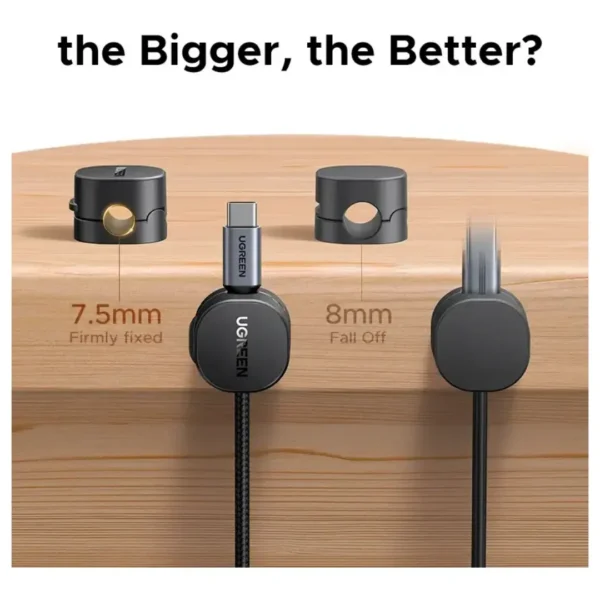 Ugreen Magnetic Cable Organizer 3-Pack