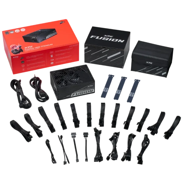 XPG Fusion 1600W 80 Plus TITANIUM Fully Modular Gaming Power Supply