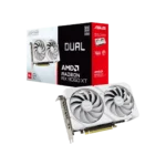 ASUS Dual Radeon RX 9060 XT 16GB GDDR6 White Edition Graphics Card