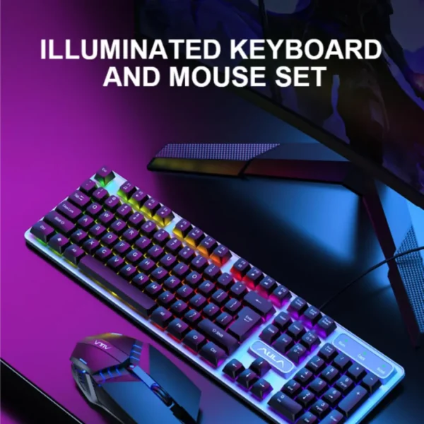 Aula F3061 Wired Gaming Keyboard & Mouse Combo