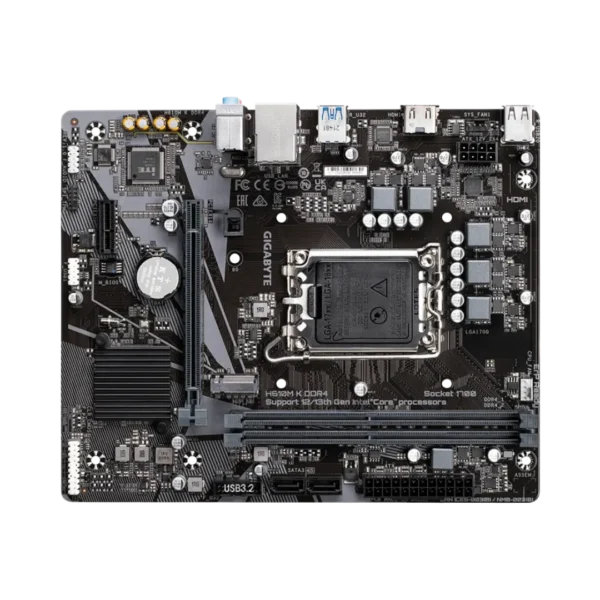 Gigabyte H610M K DDR4 Intel H610 Micro-ATX Motherboard