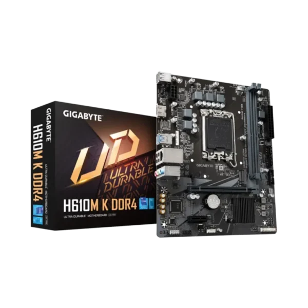 Gigabyte H610M K DDR4 Intel H610 Micro-ATX Motherboard