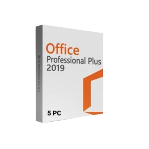 Microsoft Office 2019 Professional Plus 5 Users Digital Activation Key License