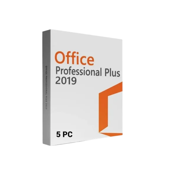 Microsoft Office 2019 Professional Plus 5 Users Digital Activation Key License