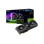 PNY GeForce RTX 5070 EPIC-X RGB OC 12GB GDDR7 Triple Fan Graphics Card