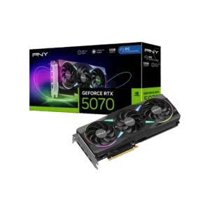 PNY GeForce RTX 5070 EPIC-X RGB OC 12GB GDDR7 Triple Fan Graphics Card