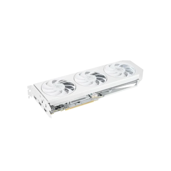 Power Cooler Hellhound Spectral White AMD Radeon RX 9060 XT 16GB GDDR6 Graphics Card
