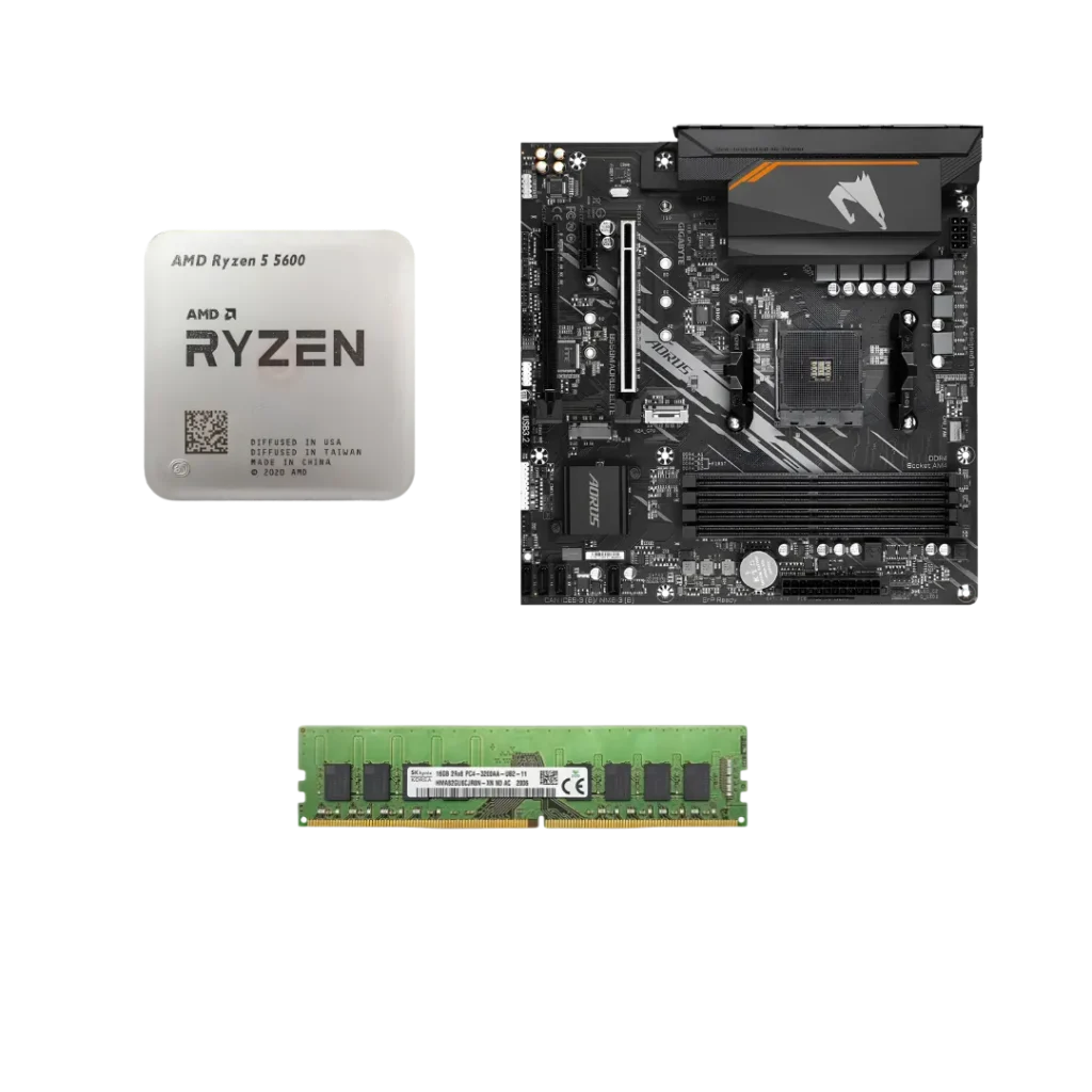 Ryzen 5 5600 + Gigabyte B550M & 16GB 3200MHz DDR4 RAM COMBO DEAL