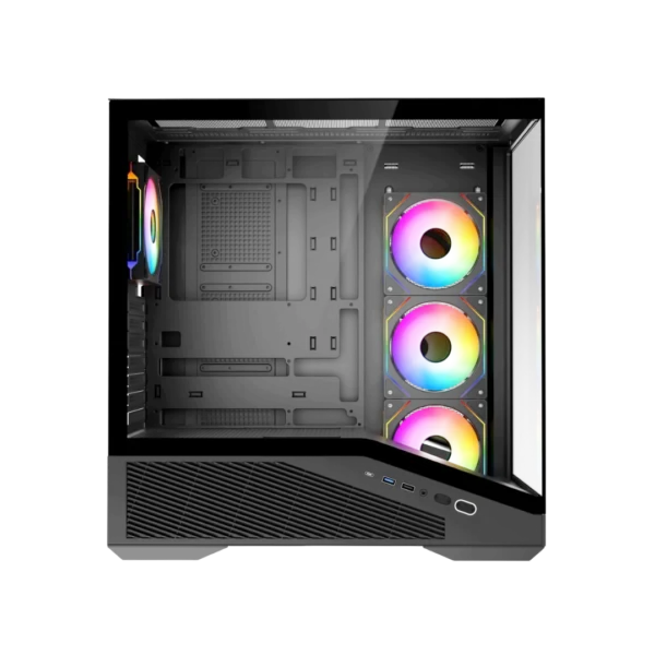 Sonic Vector V100R ATX Gaming Case – Tempered Glass Design
