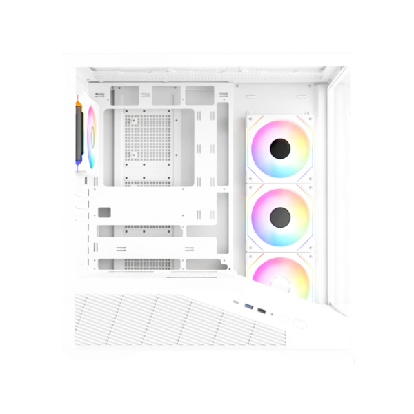 Sonic Vector V100R ATX Gaming Case – Tempered Glass Design