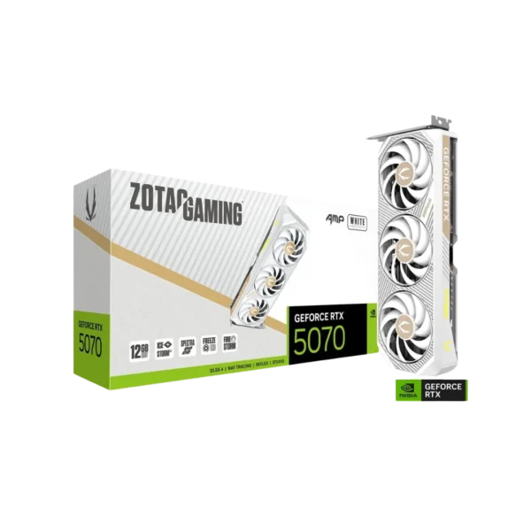 Zotac Gaming GeForce RTX 5070 AMP 12GB White Edition Graphics Card